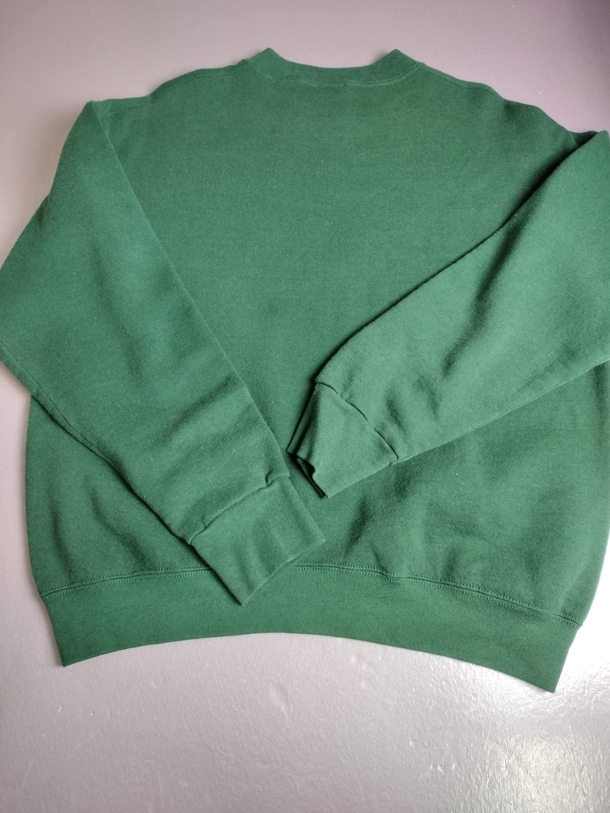 Vintage Guess Jeans Sweatshirt Mens Large Green Made USA Embroidered Logo 90s