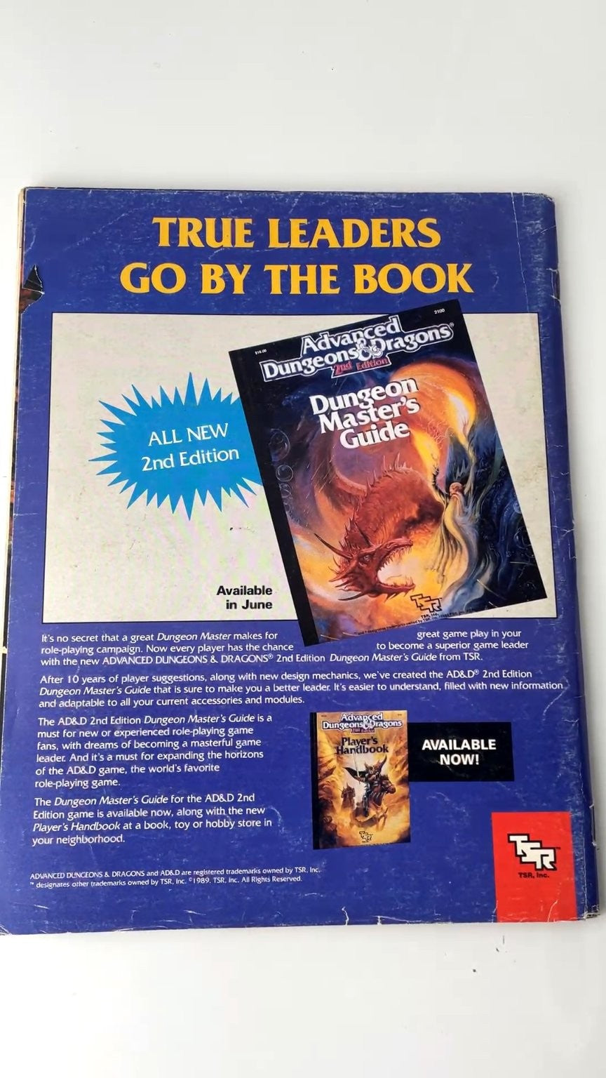 Dragon Magazine #146 Fantasy RPG 1989 Illustrated Buck Rogers Poster