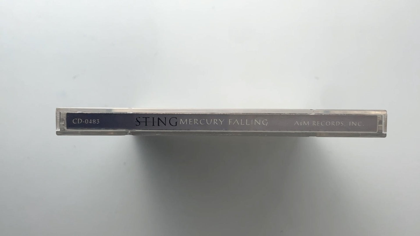 Sting Mercury Falling CD Jewel Case 1996 A&M Records Pop Rock