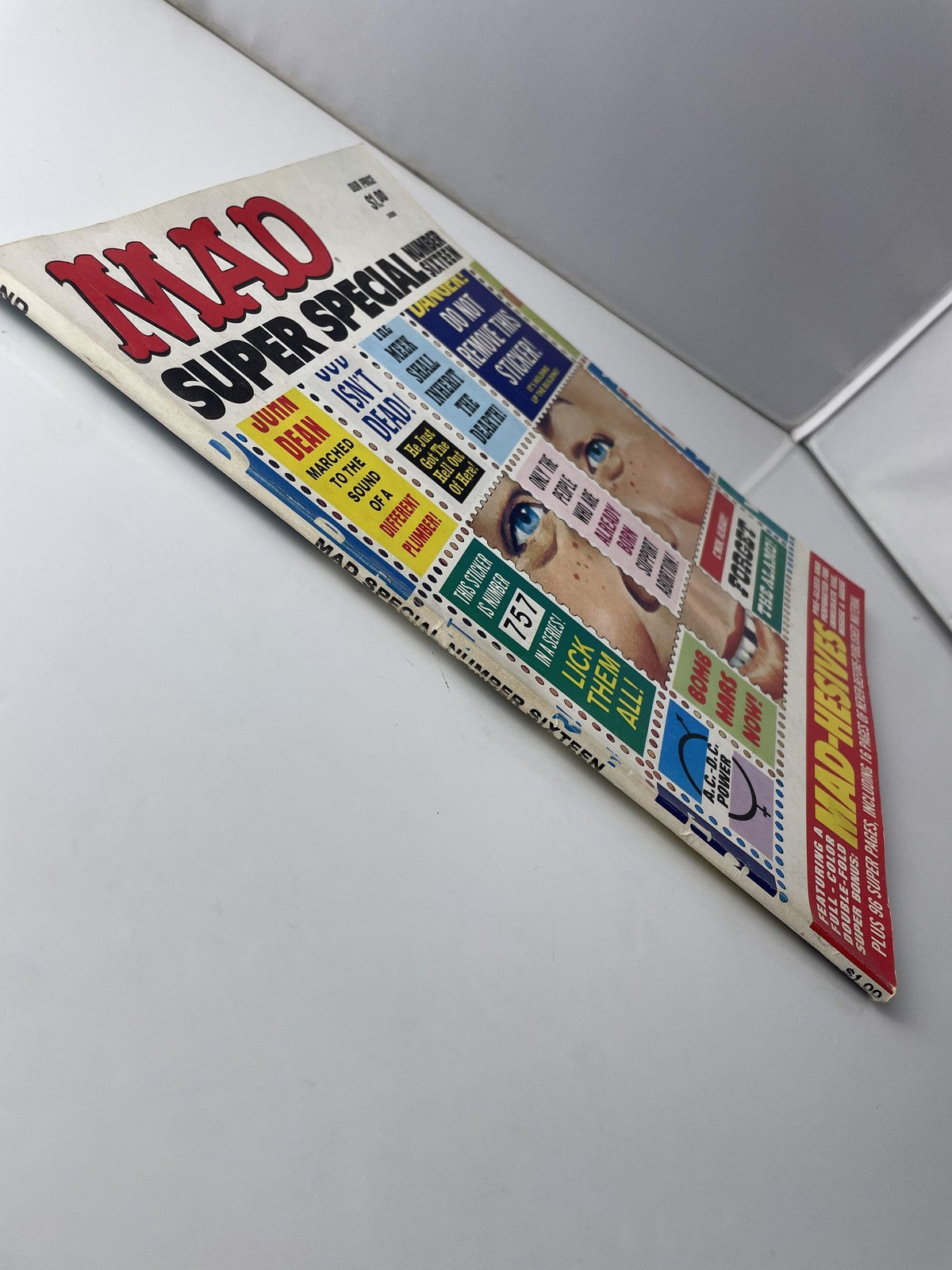 Vintage MAD Super Special Number Sixteen 1975 Satire Humor Magazine MAD-Hesives