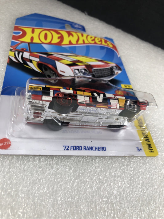 2023 HOT WHEELS #142/250 - ‘72 Ford Ranchero HW Art Cars #9/10 🆕