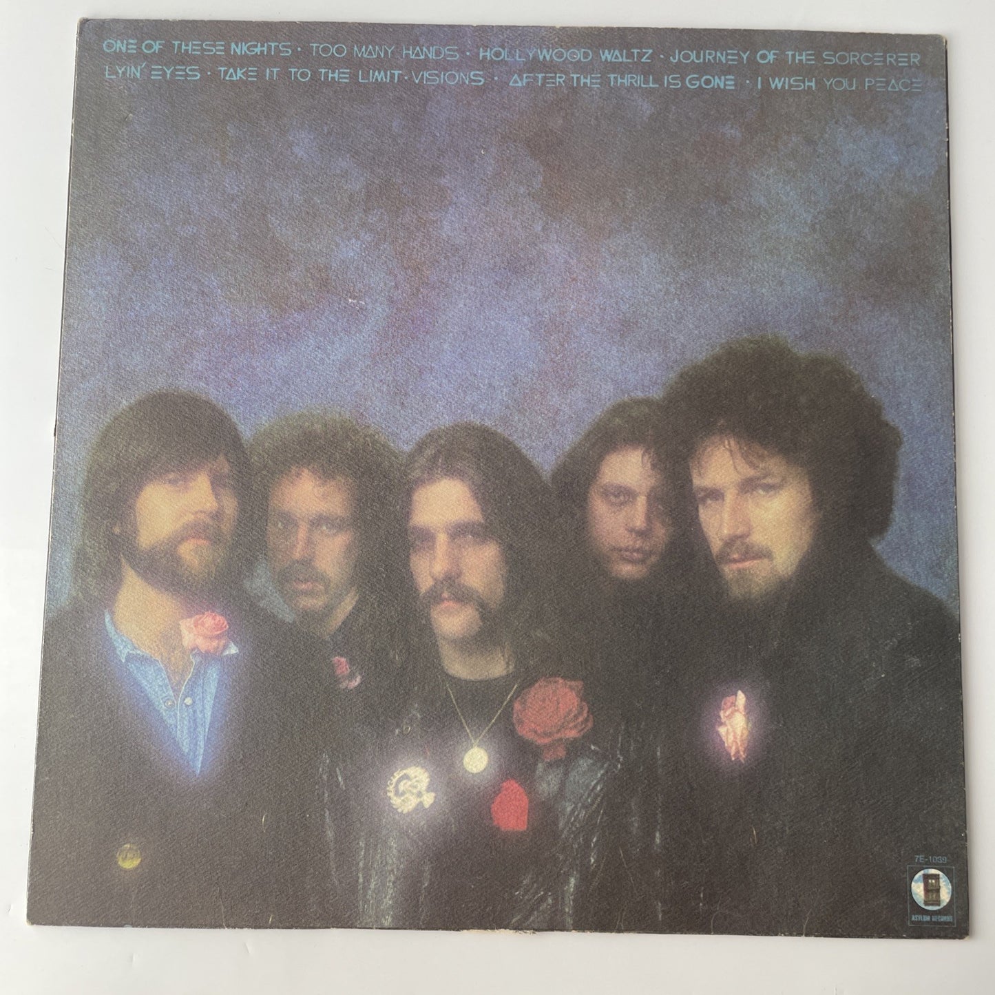 EAGLES ~ One Of These Nights 7E- 1039 USA Vinyl LP Embossed Sleeve 1975