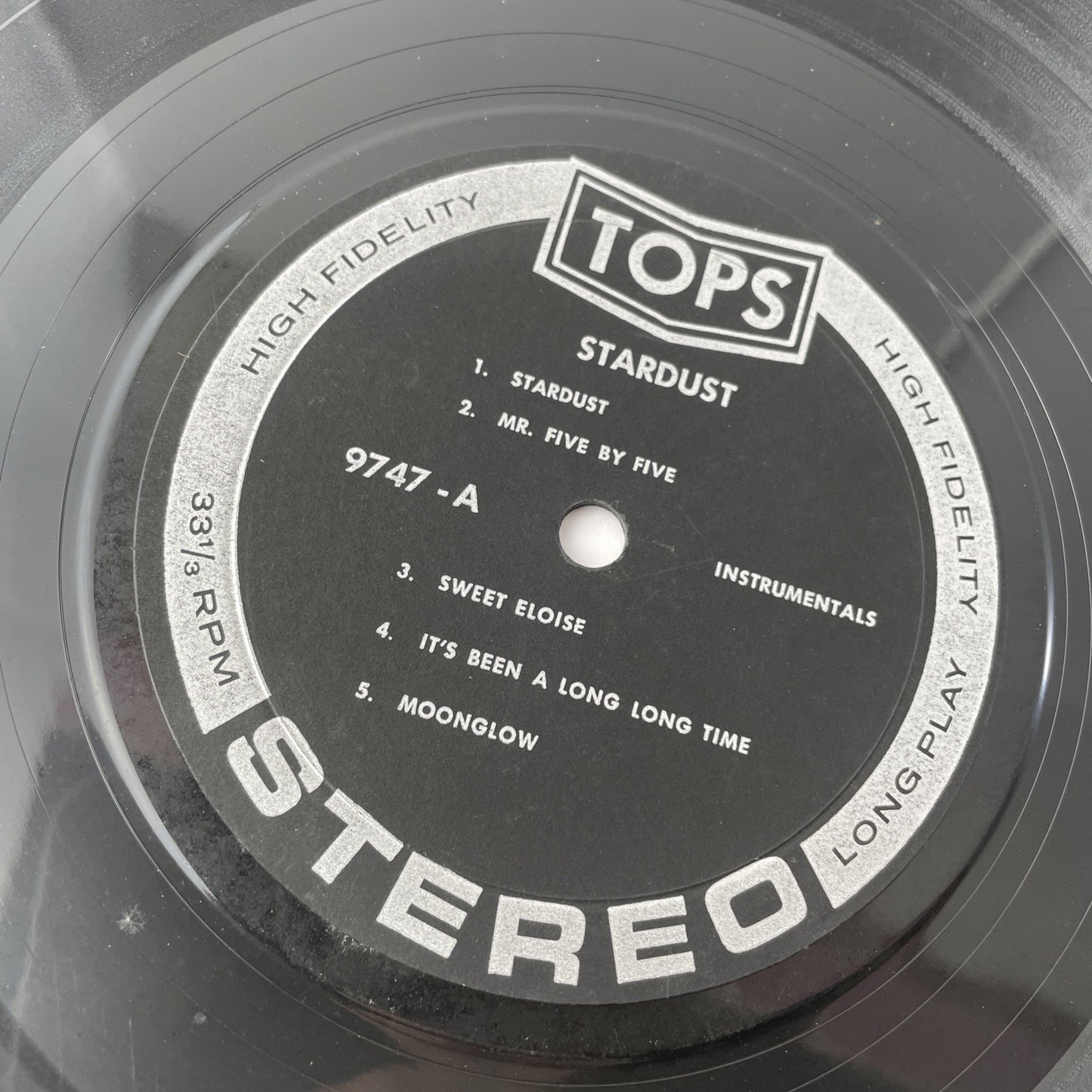 Dave Pell – Stardust (And 9 Other Magnificent Hits!): Tops Records LP (Jazz)