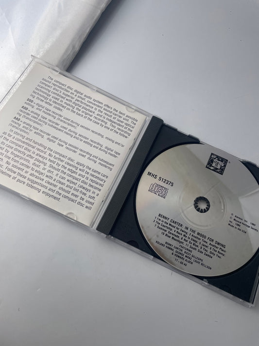 Benny Carter - In The Mood For Swing CD 1989 Dizzy Gillespie Jazz Amreco