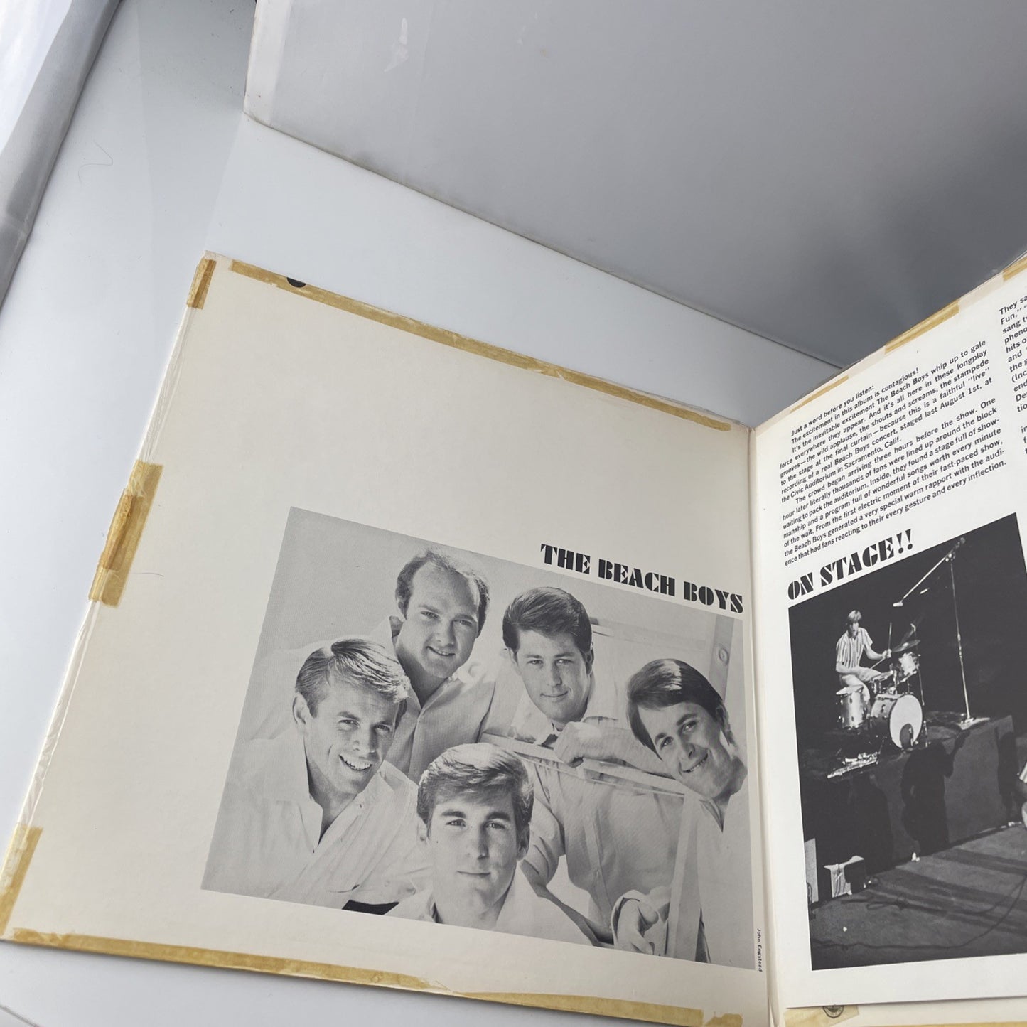 The Beach Boys Concert Vinyl LP 1964 Capitol Records STAO 2198 G+/VG