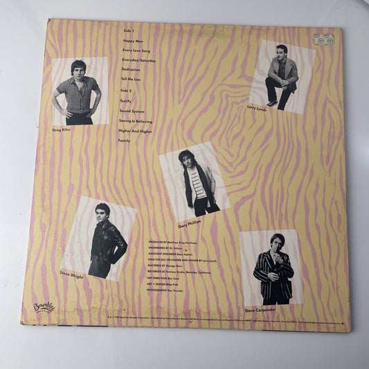 GREG KIHN BAND - KIHNTINUED - BESERKLEY E1-60101 - LP Record VG+