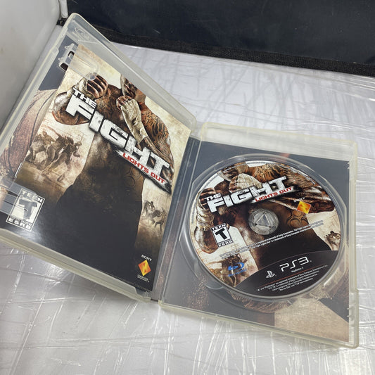Sony PS3 The Fight Lights Out With Manual Very Good Condition Fighting Game