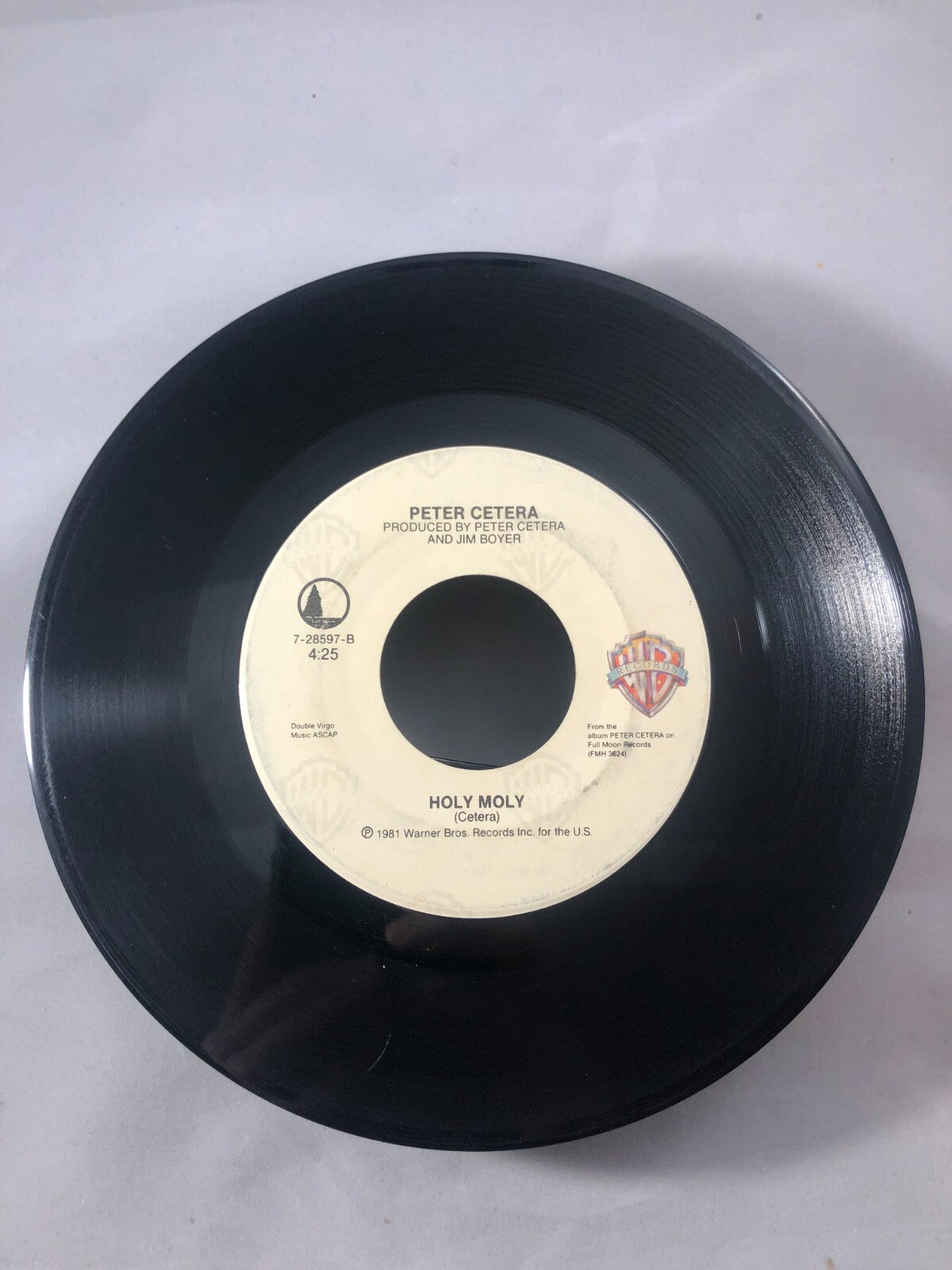 45 RECORD 7"- PETER CETERA & AMY GRANT - THE NEXT TIME I FALL VG+