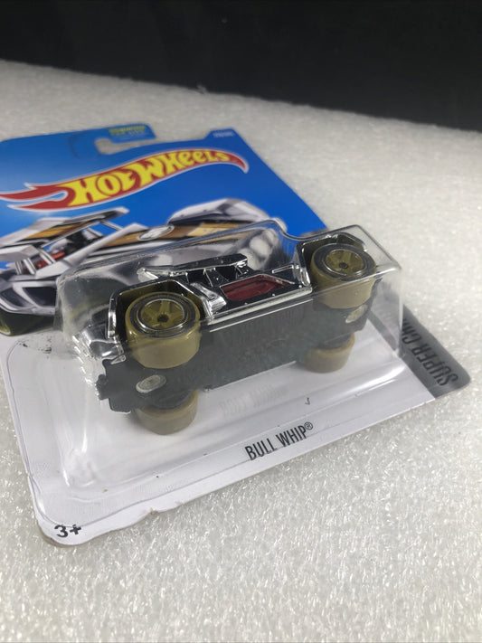2017 Hot Wheels #273 Super Chromes 4/10 BULL WHIP Chrome w/Olive Wheels 5 Spoke