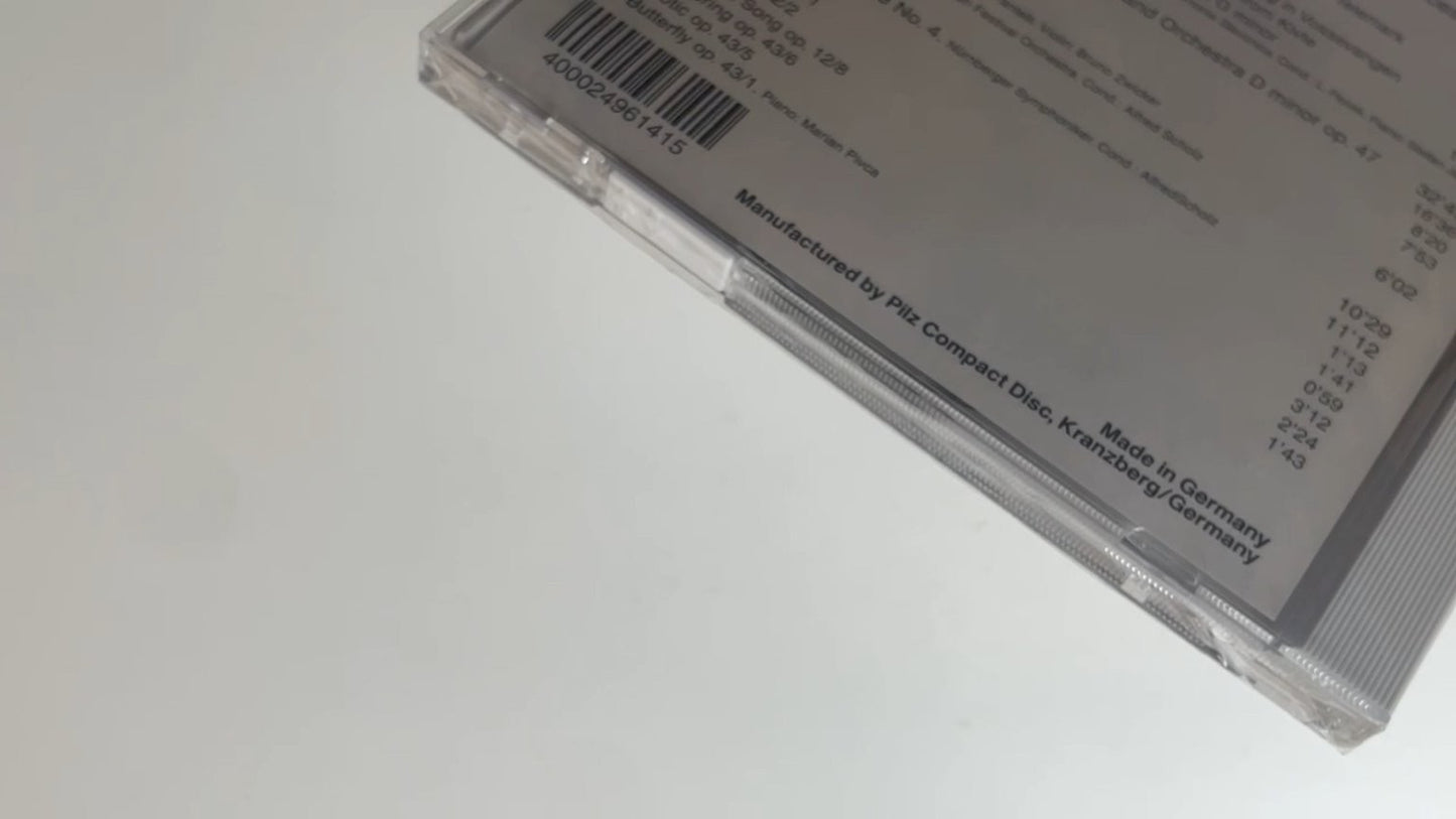 Edward Grieg - Holberg Suite / Norwegian Wedding Dances CD 1990 Classical Pilz