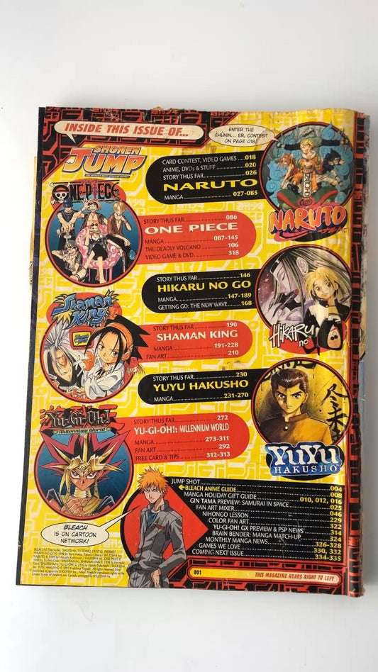 Shonen Jump Vol 4 Issue 12 December 2006 Manga Anime Magazine NO CARD