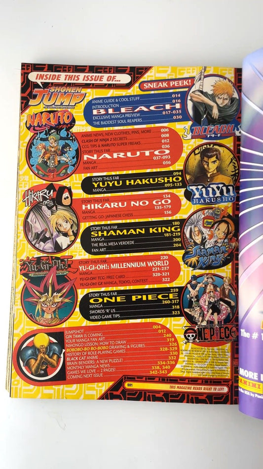 Shonen Jump Vol 4 Issue 11 November 2006 Bleach Naruto Manga NO CARD