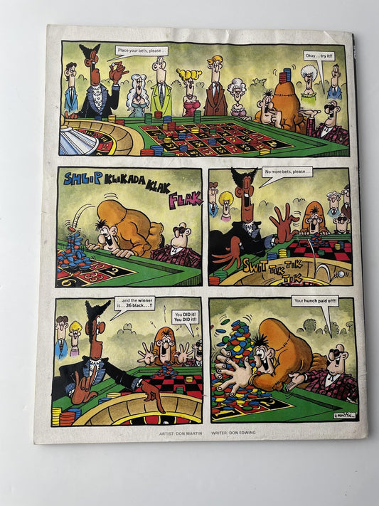 Vintage MAD 84 Magazine Satire Humor 1980s Comic Don Martin Edwing Softcover Art