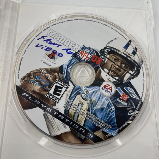 Madden NFL 08 Football - Sony PlayStation 3 PS3 - No Manual