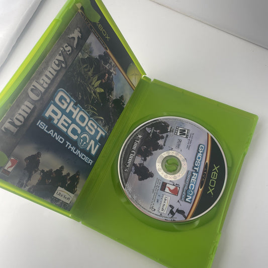 Tom Clancys Ghost Recon Island Thunder Xbox Original CIB Complete with Manual