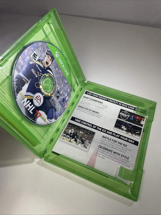 NHL 17 (Microsoft Xbox One, 2016) Tested-Works-Fast Shipping