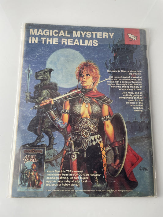 Vintage Dragon Magazine #140 Dec 1988 TSR D&D Elmore Cover Forgotten Realms