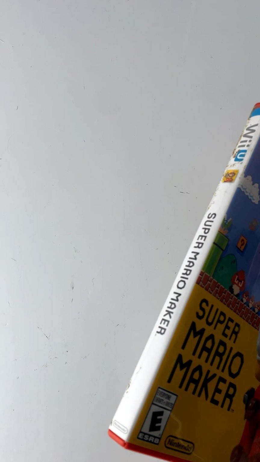 Super Mario Maker Wii U Video Game Amiibo Compatible Multiplayer