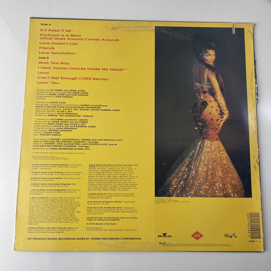 LIZ TORRES - THE QUEEN IS IN THE HOUSE. USA LP. JIVE. 1990. 1382-1-J.