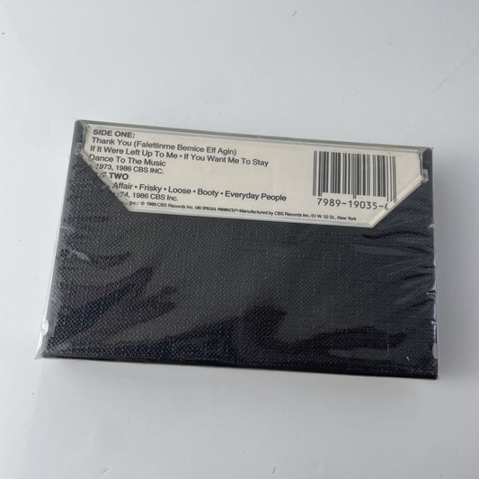 SLY AND THE FAMILY STONE GREATEST HITS Cassette Tape 1987 Funk Soul Rock Rare