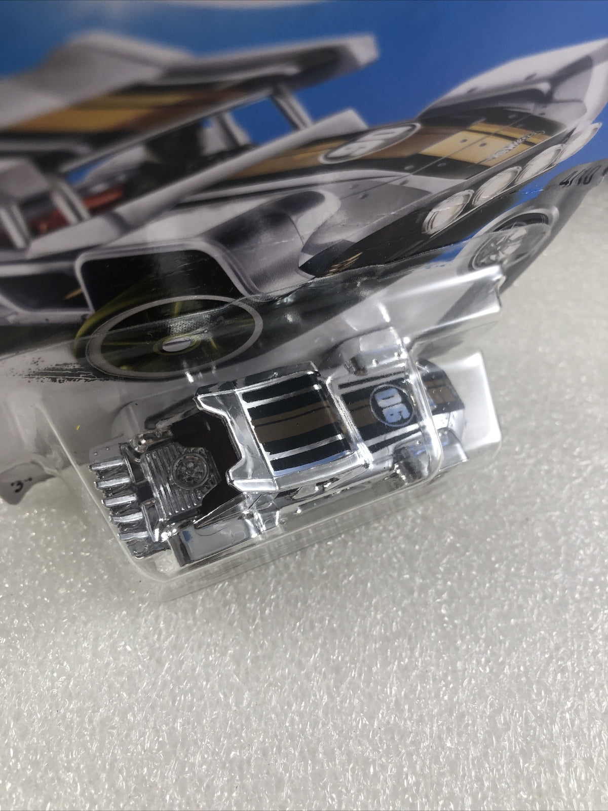2017 Hot Wheels #273 Super Chromes 4/10 BULL WHIP Chrome w/Olive Wheels 5 Spoke