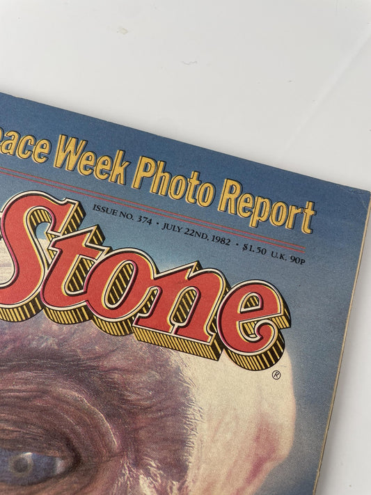 Vintage Rolling Stone Magazine Issue 374 July 22 1982 E.T. Cover A Star Is Born