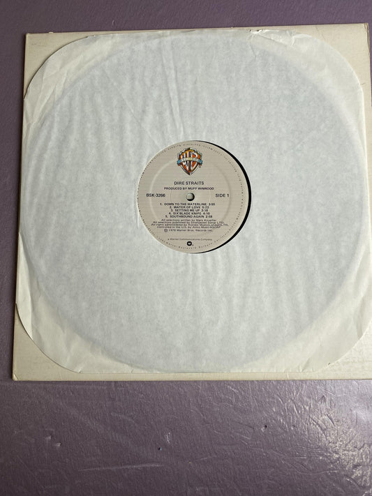 Vintage Dire Straits Self-Titled Vinyl 12" LP 1978 Warner BSK-3266 Classic Rock