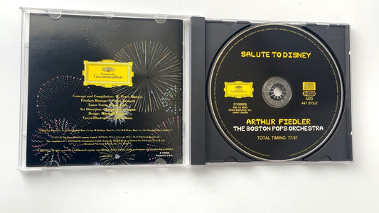 Arthur Fiedler - Salute to Disney CD 1994 Boston Pops Orchestra Classical DG