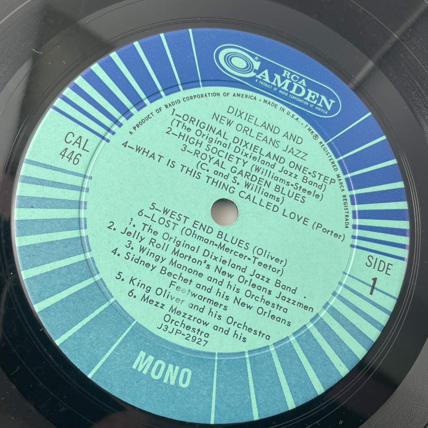 DIXIELAND AND NEW ORLEANS JAZZ CAMDEN RECORDS CAL 446