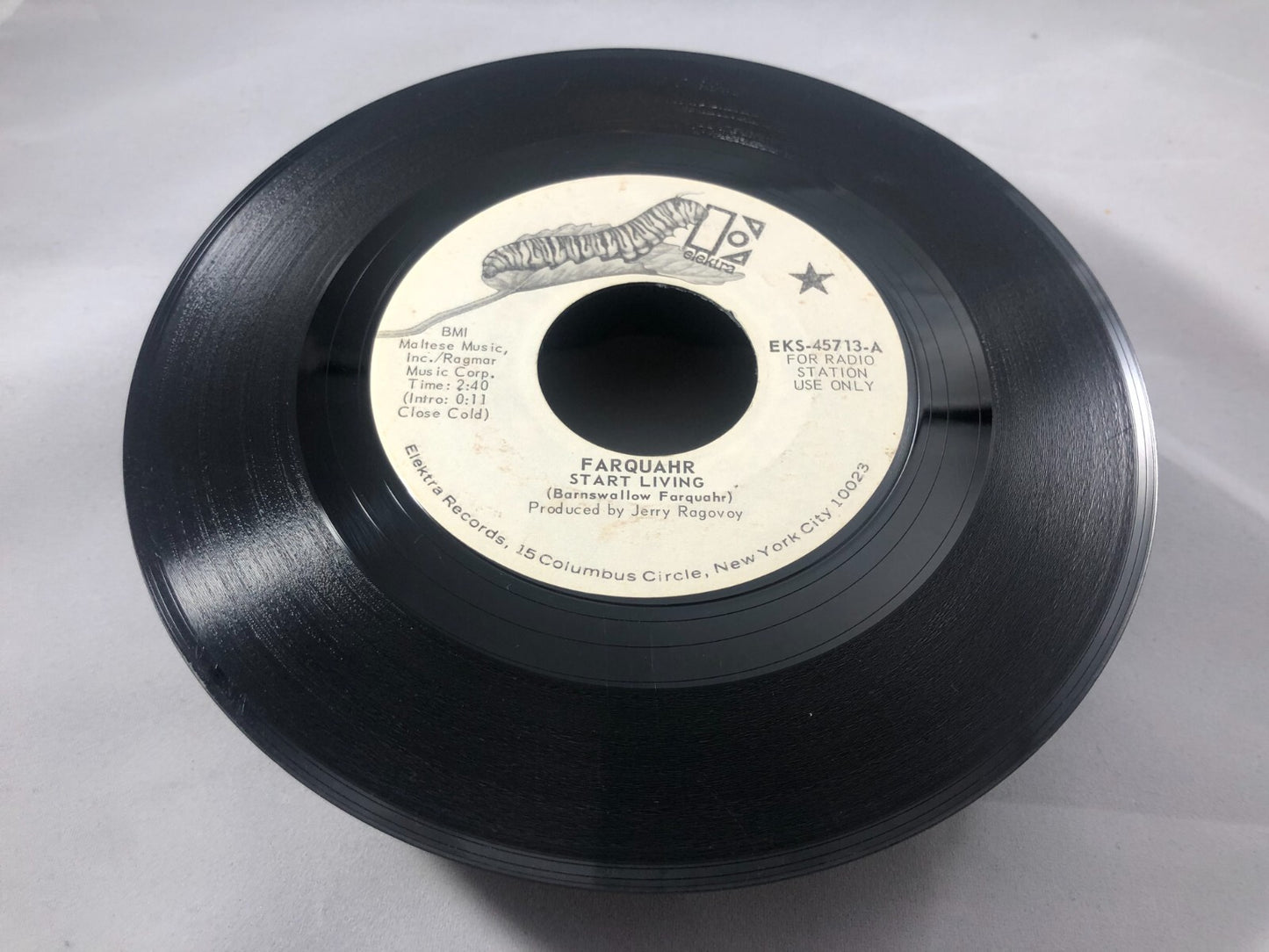 Fabulous Farquahr Some Kind OF God/Hollywood 45 RPM Verve Forecast Records G+