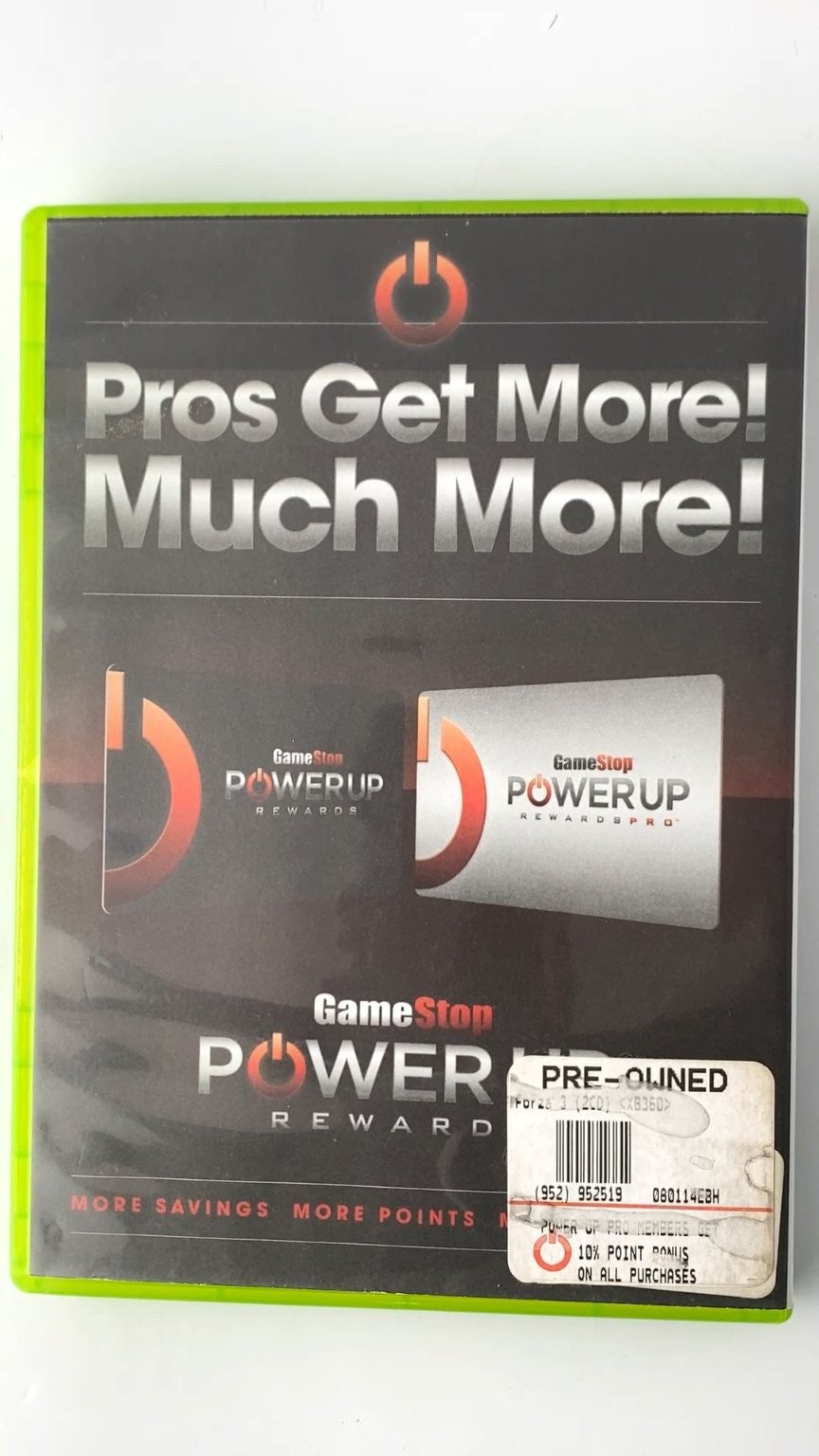 Forza Motorsport 3 Xbox 360 Video Game 2CD Multiplayer Racing GAMESTOP REPL CASE