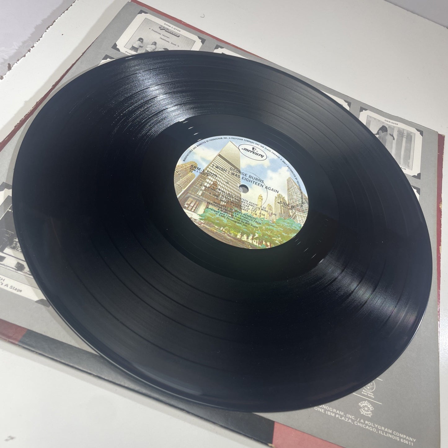 1980 George Burns I Wish I Was Eighteen Again LP Album Vinyl Record