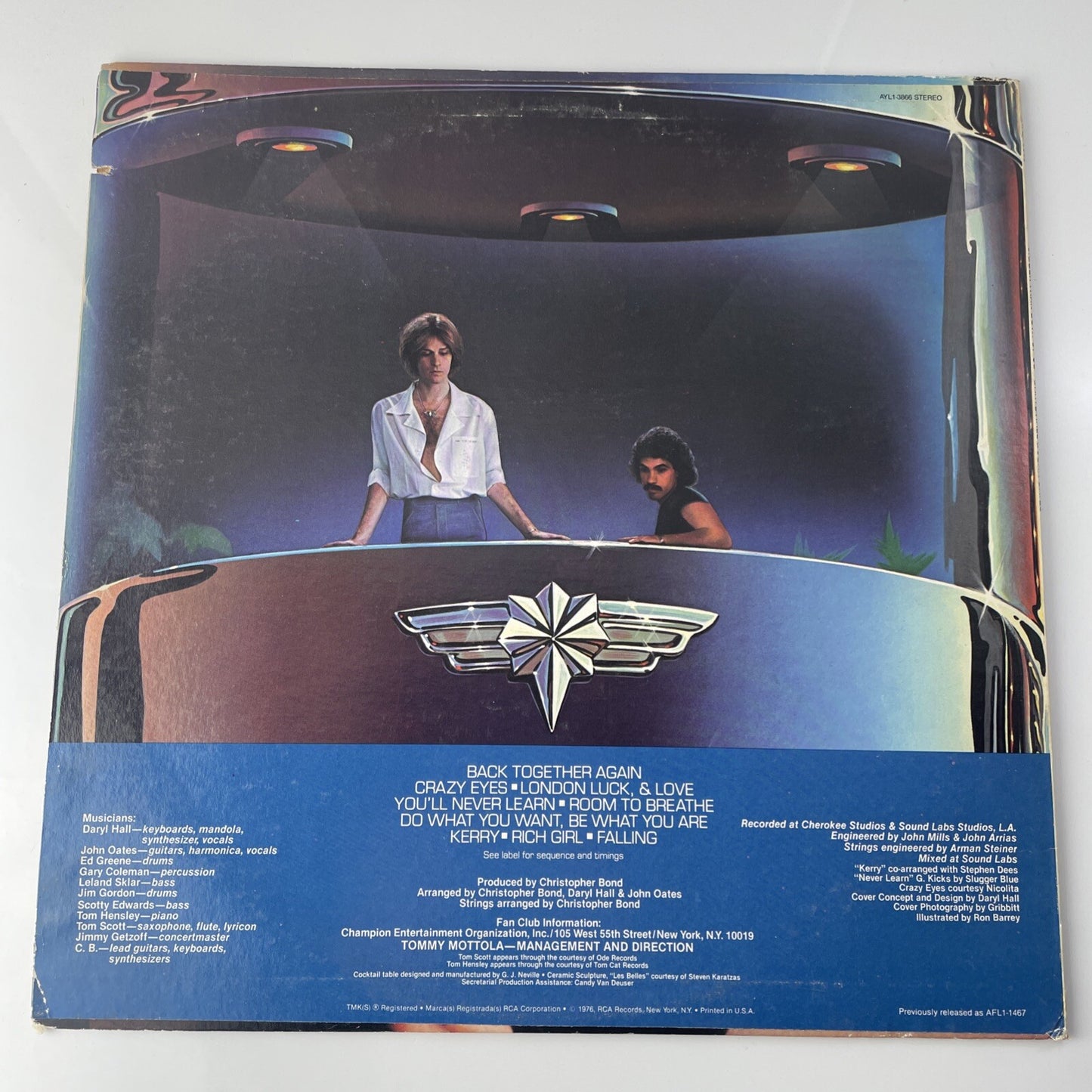 Daryl Hall & John Oates : Bigger Than Both Of Us. Vinyl, Lp. 1976. Tested