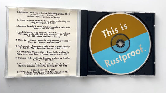This is Rustproof CD 1997 Indie Rock Compilation Rustproof Records