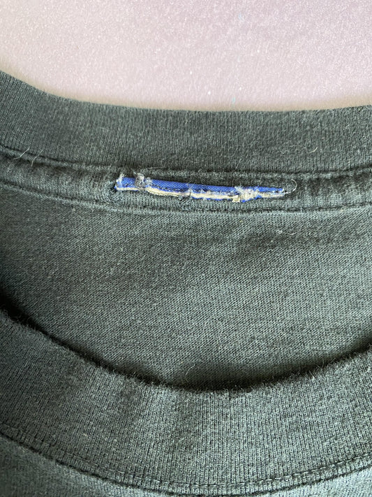 Wild Animal Safari Tiger Shirt Mens Medium Black Tie Dye Graphic T-Shirt Tee