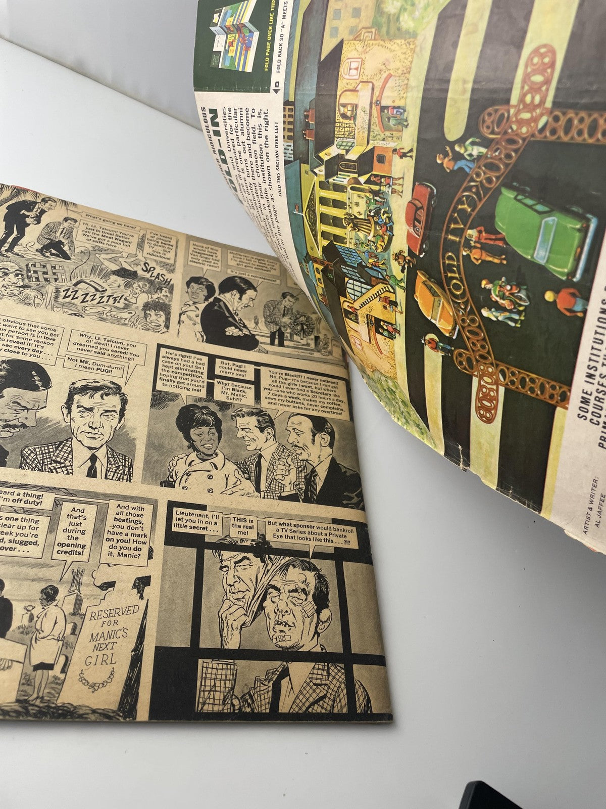 Vintage MAD Magazine July 1972 No. 152 Satire Nixon Bunker Poster Humor Comic