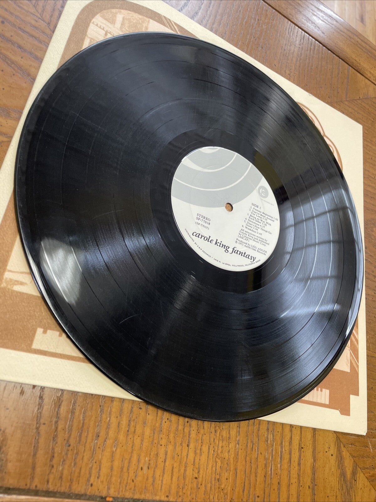 carole king fantasy vinyl album lp Vintage 60s Folk Country G+