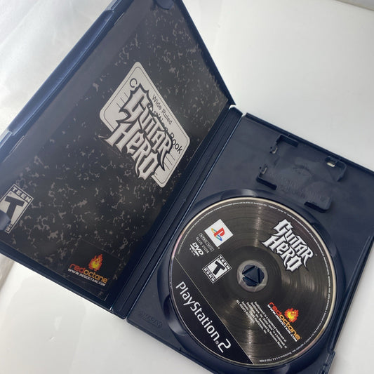 Guitar Hero 1 (PS2 PlayStation 2, 2006) Black Label Tested + Working