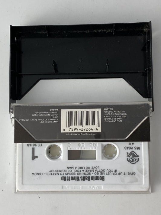 Bonnie Raitt Give It Up Cassette 1972 Warner Bros. Records Blues Rock Folk