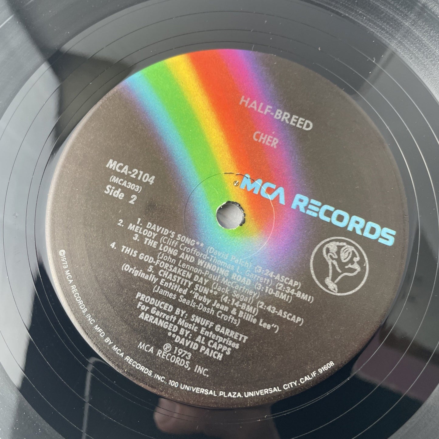 Cher - Half-Breed Vinyl LP - 1973 First Press - MCA Records MCA-2104