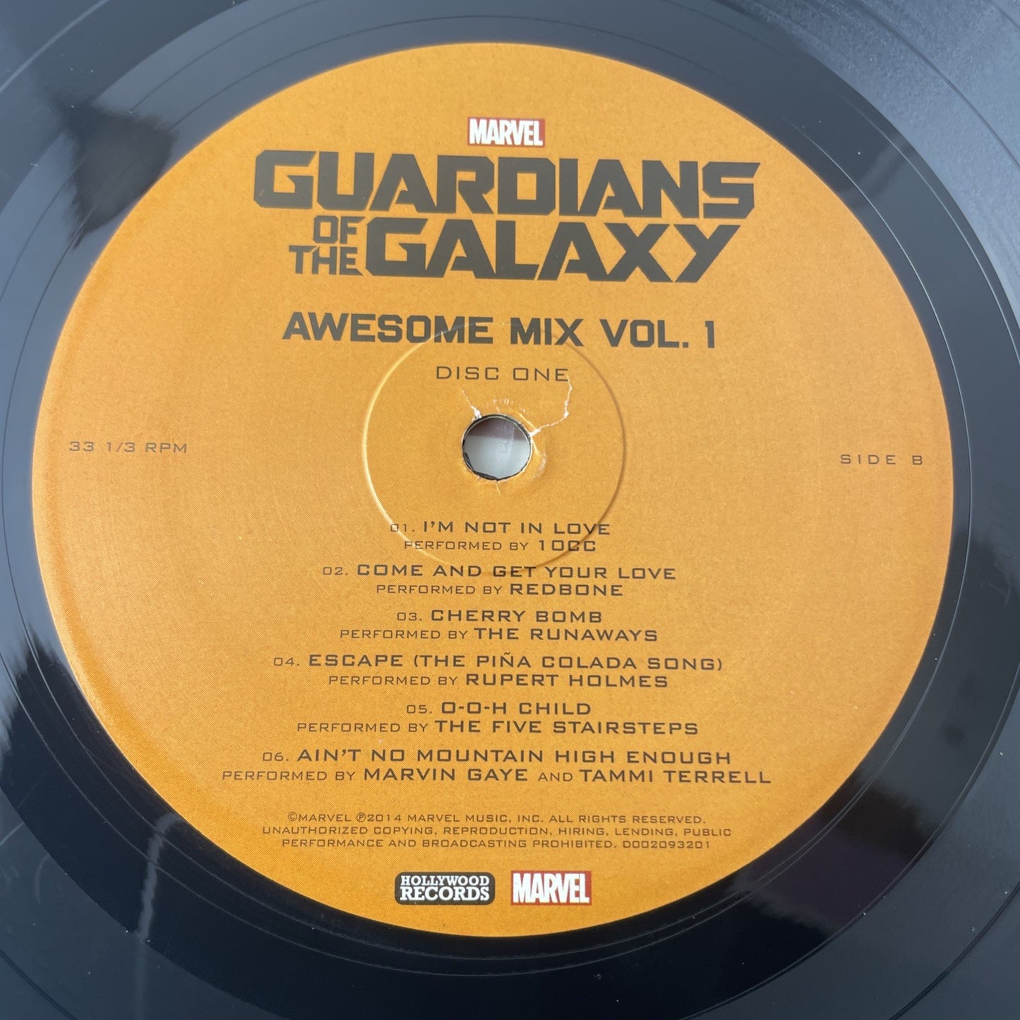 Marvel Guardian's of The Galaxy Deluxe Vinyl Records Edition Double Album