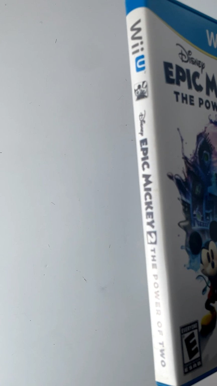 Disney Epic Mickey 2 The Power of Two Wii U Video Game Co-Op