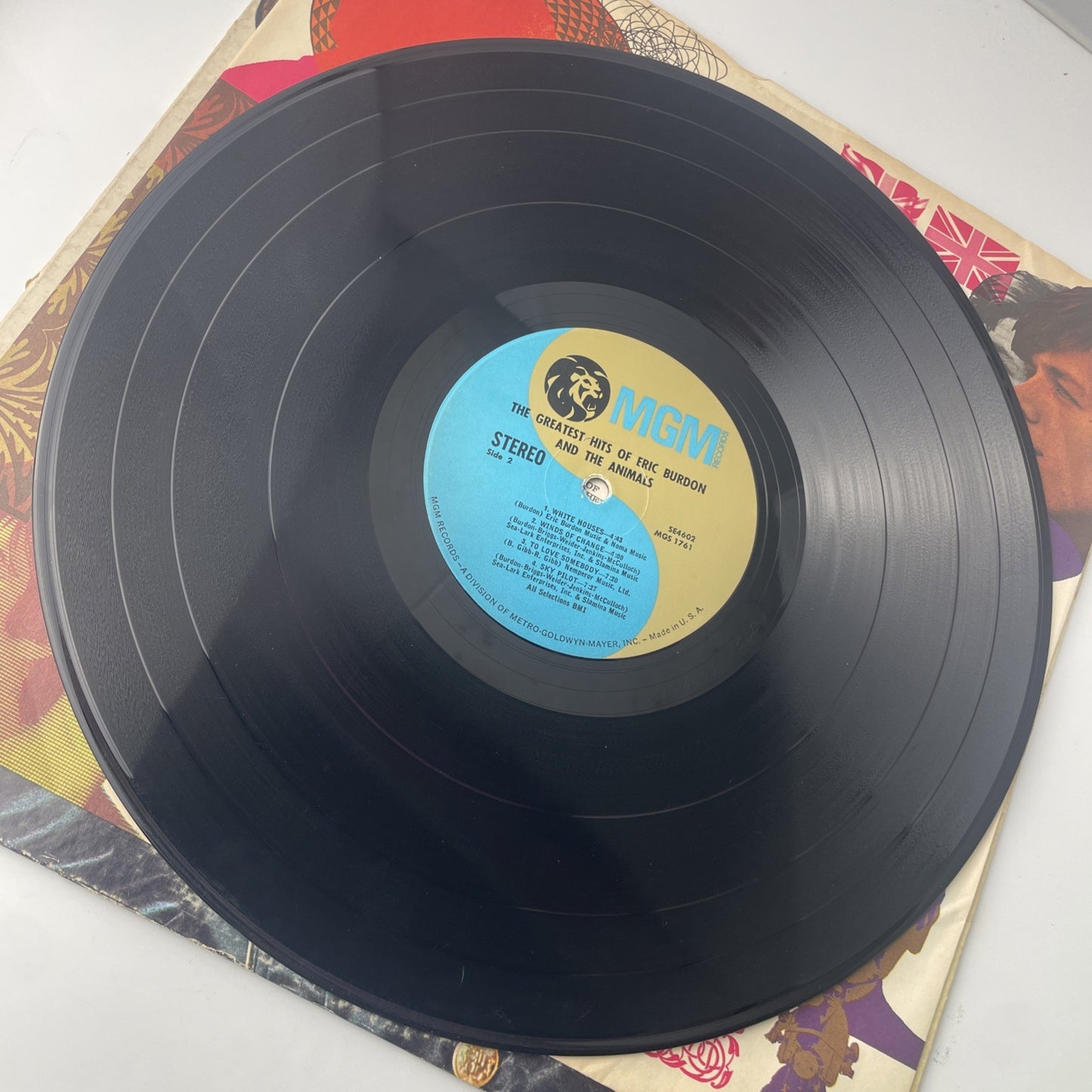 Eric Burdon And The Animals Greatest Hits LP (1969) Vinyl