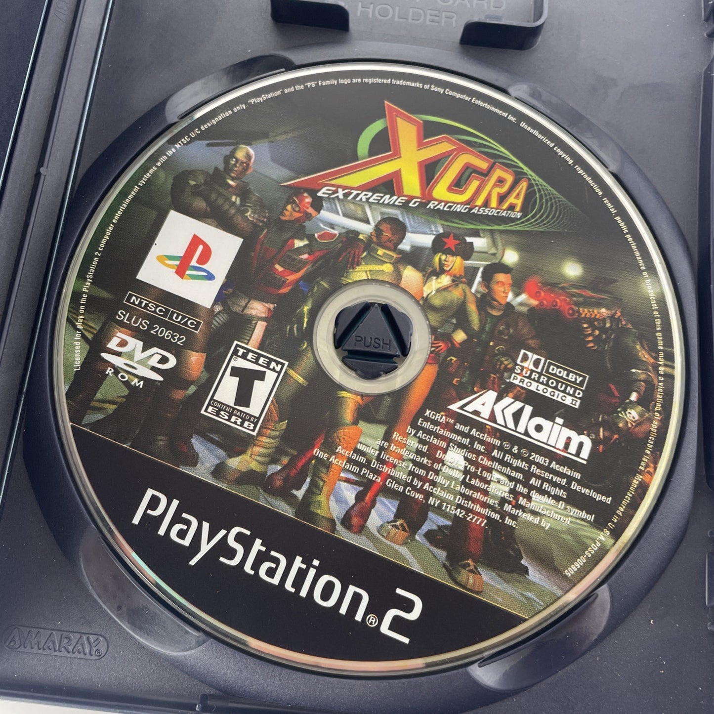 XGRA: Extreme-G Racing (Sony PlayStation 2, 2003) Acclaim Driving NO MANUAL