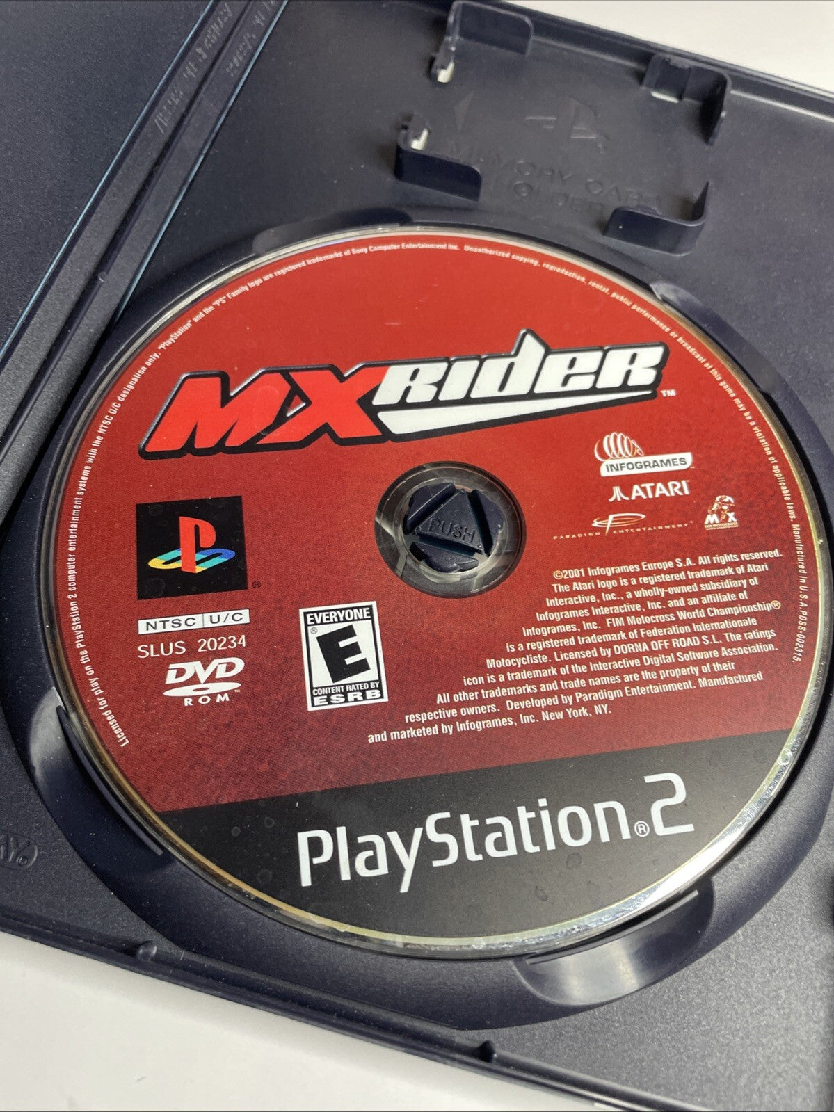 MX Rider PS2 PlayStation 2 - No Manual - Atari - Fast Shipping Retro Dirt Bike
