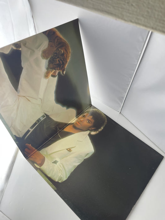 Vintage Michael Jackson Thriller Vinyl LP 1982 Epic QE 38112 Pop Album Insert