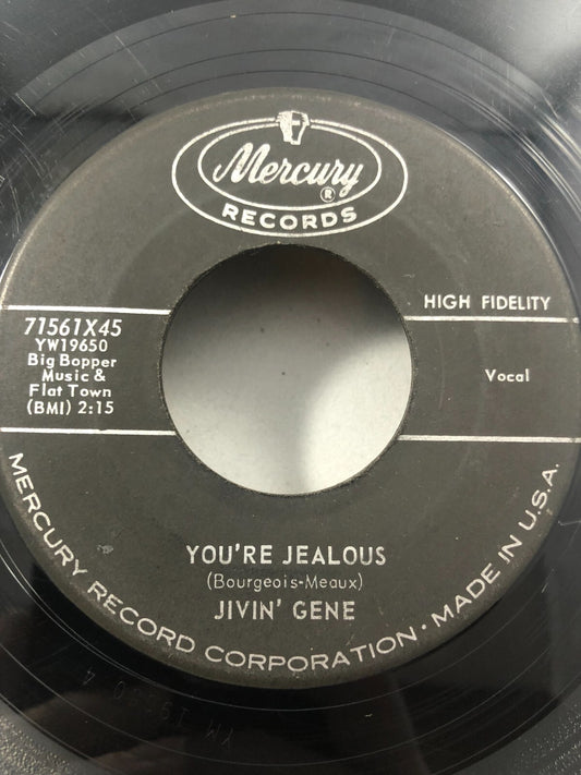 50'S & 60'S 45 Jivin' Gene - You'Re Jealous / Go On, Go On On Mercury Records G