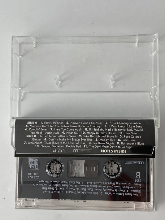 Willie Nelson Contemporary Country Cassette Time Life Music Compilation