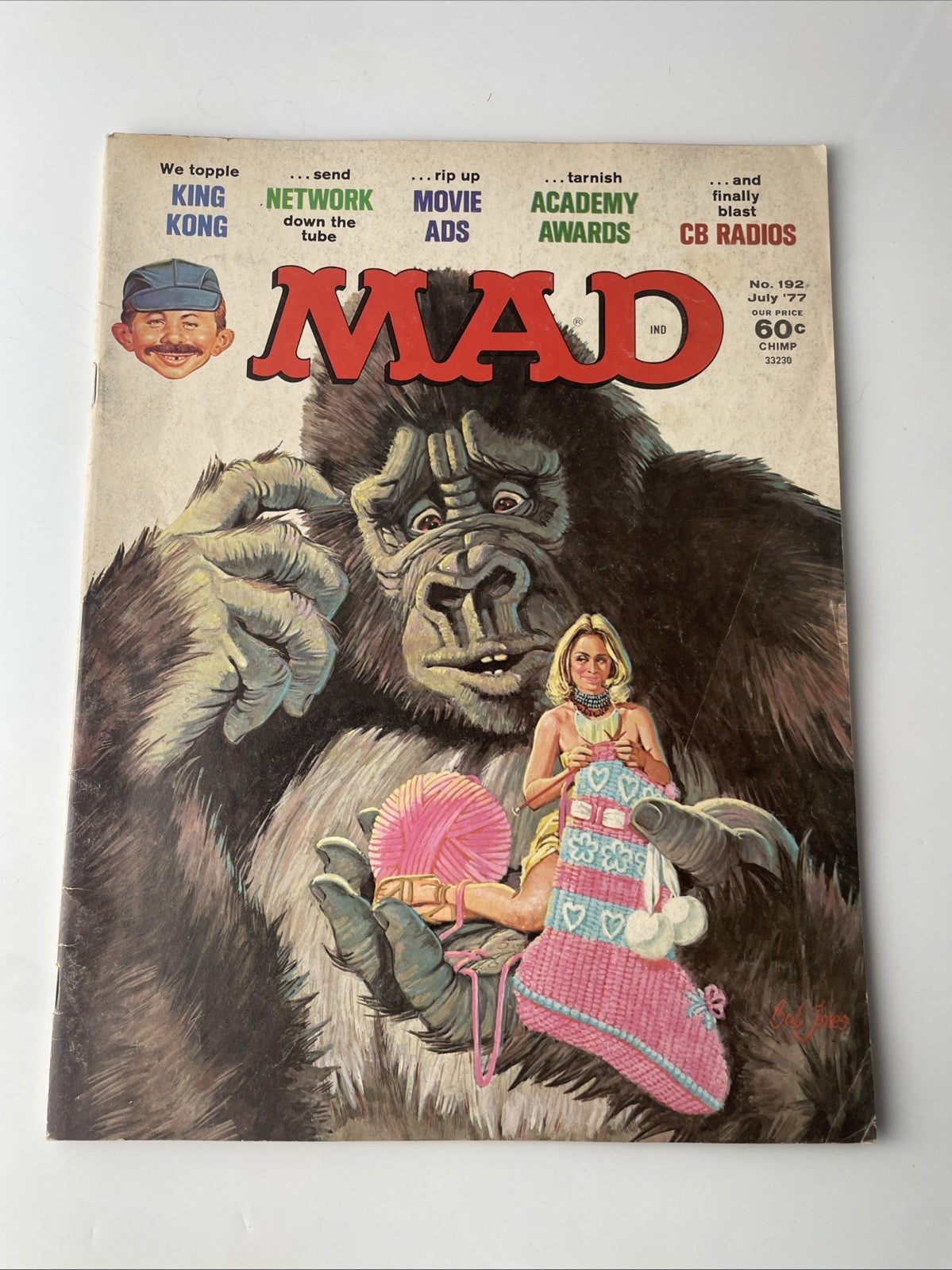 VINTAGE: MAD MAGAZINE July '77 JULY # 192 KING KONG