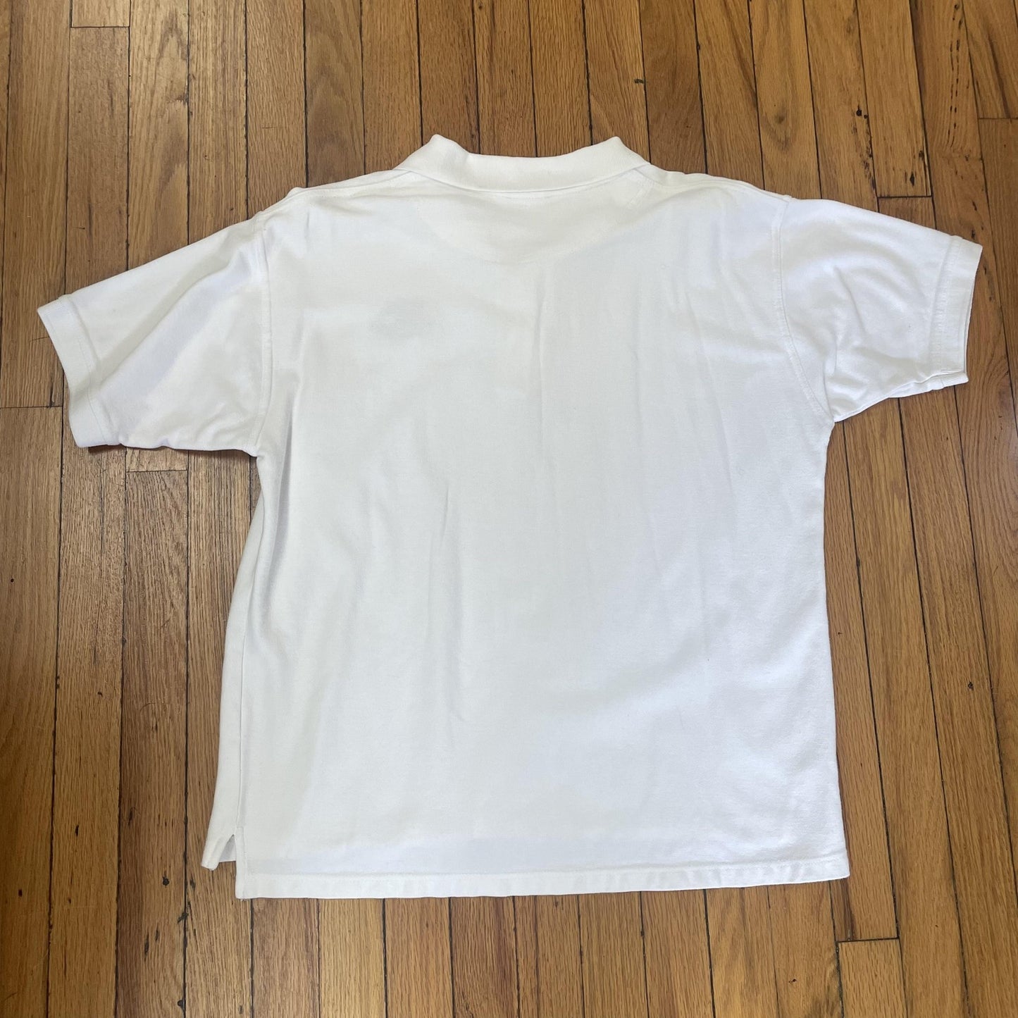 Missouri Tigers Shirt Mens Large White NCAA College Football Polo Short Sleeve